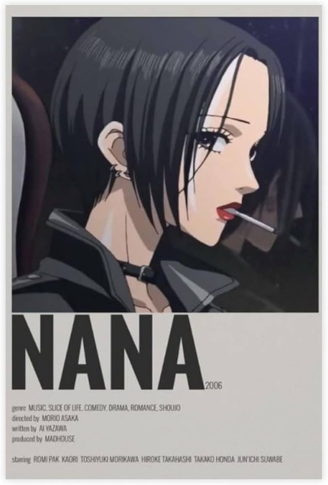 Amazon.co.jp: Fairuo 日本のクラシックアニメポスター NANA ポスター
